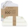 Threadmill 800 Thread Count Cotton Twin Sheet Set, Sateen, Solid, Cream