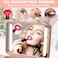 Mocado Travel Makeup Case with Mirror, Makeup Box with Brushes Divider