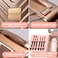 Mocado Travel Makeup Case with Mirror, Makeup Box with Brushes Divider