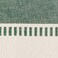 Dii Dobby Stripe Table Runner, 13X72 Dark Green &amp; Cream Background
