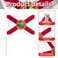 Geodurn 20 Pack Handheld Florida Flags, Small Fl Sunshine State Flags on Sticks