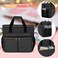 Luxja Large Craft Bag with Multiple Pockets, Black
