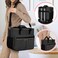 Luxja Large Craft Bag with Multiple Pockets, Black