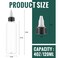 Irenare 30 Pcs 4 Oz Plastic Squeeze Bottles with Top Cap Bulk, Clear