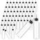 Irenare 30 Pcs 4 Oz Plastic Squeeze Bottles with Top Cap Bulk, Clear