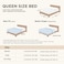 Bedsure Boho Tufted Light Grey Comforter Set, Farmhouse-Style Bedding Queen