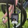 Iron Lock Key Lock Box with Code, Portable Cable Shackle (Small, Grey)