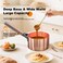 LD HuYY 2-Quart Handmade Pure Copper Jam Pot - Solid Copper Pot for Professional Cooking