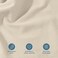 Bare Home Flannel Fitted Bottom Sheet 100% Cotton (Full, Sand)