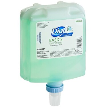 Generic Dial Basics DIA32493 1.7 Liter Hypoallergenic Vitamin E Foaming Hand Wash Refill - 3/Case