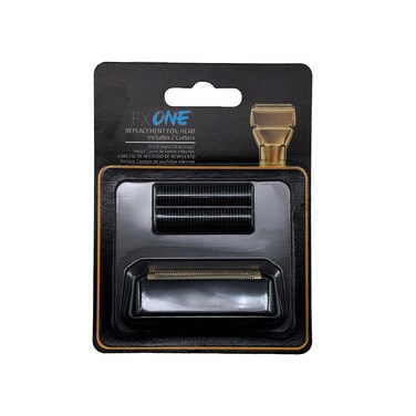 MISHAVE Double Replacement FoilCutter Compatible with BaBylissPRO FXONE (Black(1PACK