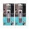 Red by Kiss Quick Cover Root Touch up Stick, Water-Resistant Temporary Gray Hair Concealer with Brush for Roots and Beard, Long-Lasting Coverage, Easy Application (2 Pack, Jet Black)