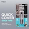 Red by Kiss Quick Cover Root Touch up Stick, Water-Resistant Temporary Gray Hair Concealer with Brush for Roots and Beard, Long-Lasting Coverage, Easy Application (2 Pack, Jet Black)