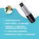 Red by Kiss Quick Cover Root Touch up Stick, Water-Resistant Temporary Gray Hair Concealer with Brush for Roots and Beard, Long-Lasting Coverage, Easy Application (2 Pack, Jet Black)