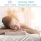 Body Linen 10 Pack Protective Massage Table Cover - Reusable Massage Table Barrier with Wipe Clean Surface. Waterproof Pul Material, Machine Washable. - White