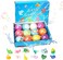 Panmall 12PCS Natural Bath Bombs with Mega Bubbles & Surprise Inside Animal Bulk Easter Basket Stuffers Organic All Natural Bath Bombs Gift Set Skin-Friendly Bathing Bath Fun Magic Bath Bombs