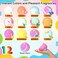 Panmall 12PCS Natural Bath Bombs with Mega Bubbles & Surprise Inside Animal Bulk Easter Basket Stuffers Organic All Natural Bath Bombs Gift Set Skin-Friendly Bathing Bath Fun Magic Bath Bombs
