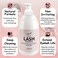 Svecke 1L Lash Shampo Bulk and Rose Lash Shampoo 2 Fl.oz