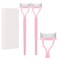 Btyms 2 Pcs Eyelash Separator Tool Mascara Brushes Eyelash Comb Separator Definer Lash Comb for Combing, Separating Lashes - Light Pink