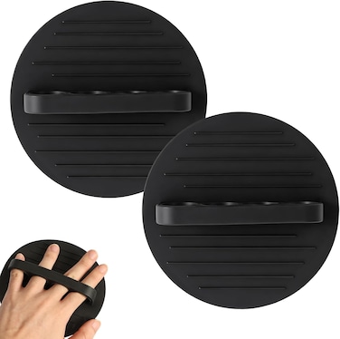 Cyuxing 2PCS Counts Gentle Bath Shower Exfoliating Scrubber, Soft Rubber Bath Glove