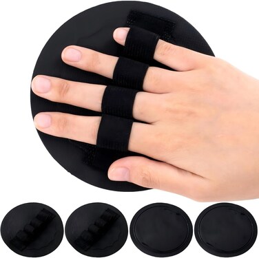 4 Counts Soft Rubber Shower Scrubber, Exfoliating Scrub Bath Pads, More Clean