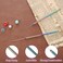 Alrhso 4 Pcs Hair Extension Loop Tool Needle Threader Micro Links Hair Kit