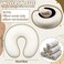 GliCraft 6 Pack Linen Massage Face Cradle Covers Standard Crescent Fit