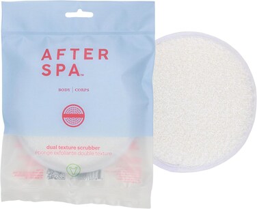 Afterspa Bath &amp; Shower Round Dual Texture Scrubber
