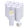 Ahandmaker 12 Pcs White Paperboard Lip Balm Tubes 0.3 Oz Empty Refillable Solid Perfume Lip Gloss Container for Diy Cosmetic Storage Travel Use Lip Gloss Chapstick Making