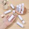 Ahandmaker 12 Pcs White Paperboard Lip Balm Tubes 0.3 Oz Empty Refillable Solid Perfume Lip Gloss Container for Diy Cosmetic Storage Travel Use Lip Gloss Chapstick Making