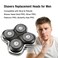 Tomorrow will be better 2 Pack Pro 4 Shaver Replacement Heads for Pitbull Pro & Palm Shavers