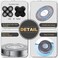 Mishave 5 Blade Head Shaver Replacement Heads Compatible with Skull Shaver Pitbull