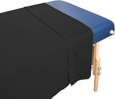 Body Linen 10 Pack - Tranquility Microfiber Massage Table Flat Sheet by Body Linen- Lightweight, Durable Microfiber Flat Sheets for Massage Table & Spa. Wrinkle Free