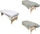 Body Linen Massage Table Protective Cover (1) and Microfiber Sheet Sets Mirage Gray (2)