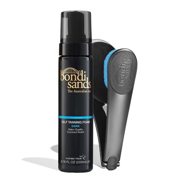 Bondi Sands Dark Self Tanning Foam + Back Applicator Includes Lightweight Foam and 1 Back Applicator with 3 Replacement Pads ( 36 Value)