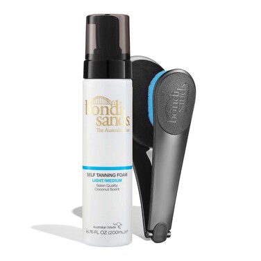 Bondi Sands Light/Medium Self Tanning Foam + Back Applicator Includes Lightweight Foam and 1 Back Applicator with 3 Replacement Pads ( 36 Value)