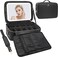 Chomeiu Large Makeup Bag with LED Mirror, Make up Case with Shoulder Strap