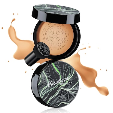 Oetuiow Cushion Cc Cream Foundation Full Coverage Moisturizing Waterproof Medium