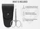 Glanza Cuticle Scissors Extra Fine Curved German Quality Eyebrow Eyelash Mustache