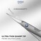 G sol Cuticle Scissors Extra Fine Curved, Multi-Purpose for Eyebrows