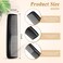 Didaey 50 Pcs Pocket Combs for Men 5'' Wide Fine Teeth Professional, Black