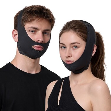 Cryslora Double Chin Reducer, V Line Lifting Jawline Shaper for Sleeping