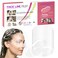 Ebanku 50PCS Shower Face Eye Shield, Clear Eyebrow Eyelash Shield Visors