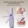 Cryslora Foot File Callus Remover, 2 in 1 Feet Pedicure Tool with Brush
