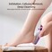 Cryslora Foot File Callus Remover, 2 in 1 Feet Pedicure Tool with Brush