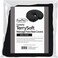 ForPro Professional Collection Forpro Luxury Terrysoft Massage Face Rest Cover, 4-Count, Black