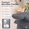 ForPro Professional Collection Forpro Premium Microfiber Massage Face Rest Cover, 10CT, Cool Grey