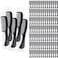 Hestya 300 Pcs Hair Combs in Bulk Individually Wrapped Plastic, Black