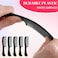 Hestya 300 Pcs Hair Combs in Bulk Individually Wrapped Plastic, Black