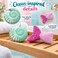 Sensationally OT Large Mermaid Bath Bombs Toys Inside, 8 Pack